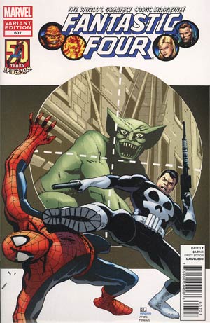 Fantastic Four Vol 3 #607 Cover B Incentive Amazing Spider-Man In Motion Variant Cover