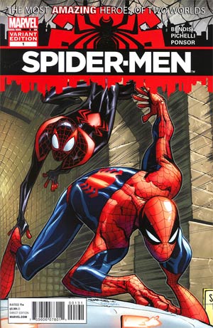 Spider-Men #1 Cover B Incentive Humberto Ramos Variant Cover