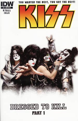 KISS Vol 2 #1 Cover D Incentive KISS Photo Variant Cover