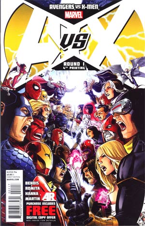 Avengers vs X-Men #1 Cover L 4th Ptg Jim Cheung Variant Cover
