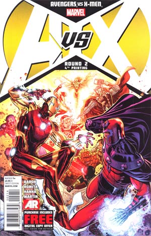 Avengers vs X-Men #2 Cover J 4th Ptg Jim Cheung Variant Cover