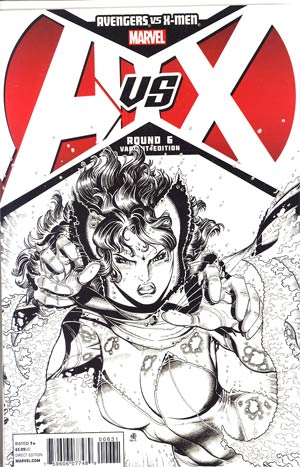 Avengers vs X-Men #6 Cover F Incentive Nick Bradshaw Sketch Cover