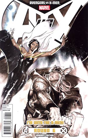 Avengers vs X-Men #6 Cover C Variant Team X-Men Cover