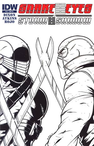 Snake Eyes & Storm Shadow #14 Cover C Incentive Andrea Di Vito Sketch Cover
