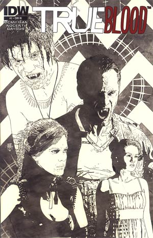 True Blood Vol 2 #2 Cover C Incentive Tim Bradstreet Sketch Cover