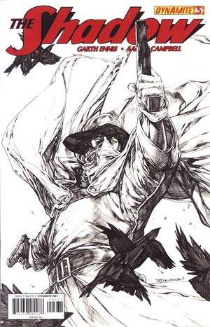 Shadow Vol 5 #3 Cover H Incentive Stephen Segovia Black & White Cover