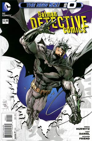 Detective Comics Vol 2 #0 Regular Tony S Daniel Cover