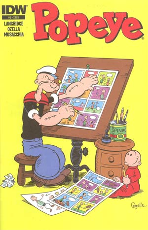 Popeye Vol 3 #5 Regular Bruce Ozella Cover