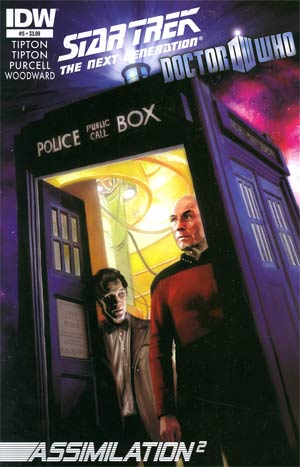Star Trek The Next Generation Doctor Who Assimilation2 #5 Regular JK Woodward Cover