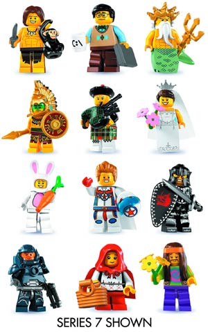 LEGO Mini Figures Series 8 Display
