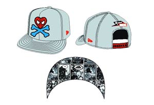 Marvel x tokidoki Spidey Crossbones Snapback Cap