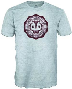 Dr Horrible Seal Gray T-Shirt Large