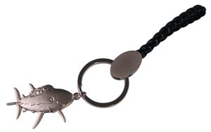 Tintin Metal Keyring - Shark Submarine