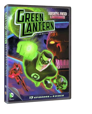 Green Lantern The Animated Series Season 1 Part 1 Rise Of The Red Lanterns DVD