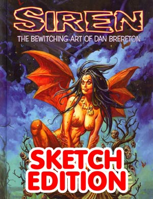 Siren Bewitching Art Of Dan Brereton HC Sketch Edition