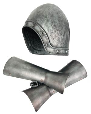 Monty Python French Taunter Helmet & Vambrace Set