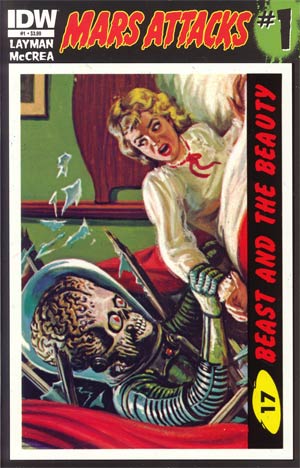 Mars Attacks Vol 3 #1 Cover Q 1st Ptg Regular Card 17 Cover