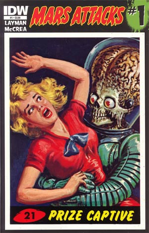 Mars Attacks Vol 3 #1 Cover U 1st Ptg Regular Card 21 Cover