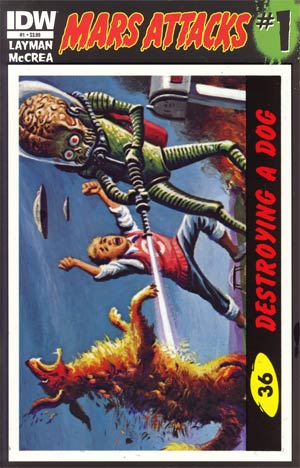 Mars Attacks Vol 3 #1 Cover Z-J 1st Ptg Regular Card 36 Cover