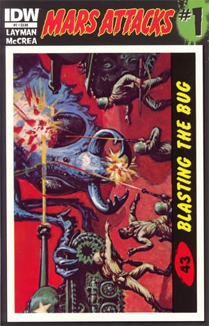 Mars Attacks Vol 3 #1 Cover Z-Q 1st Ptg Regular Card 43 Cover