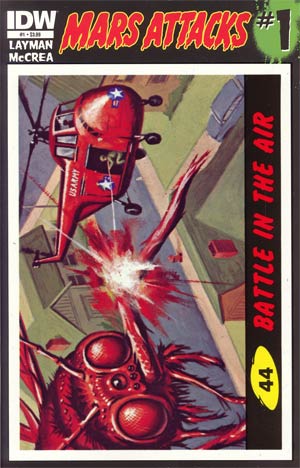 Mars Attacks Vol 3 #1 Cover Z-R 1st Ptg Regular Card 44 Cover