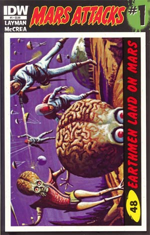 Mars Attacks Vol 3 #1 Cover Z-V 1st Ptg Regular Card 48 Cover