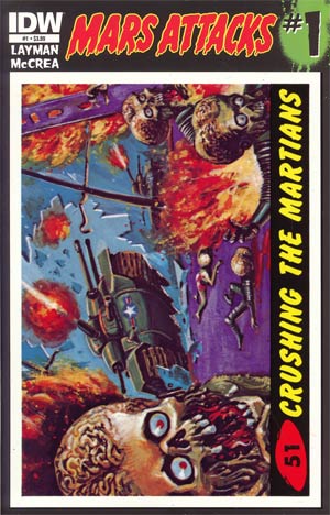 Mars Attacks Vol 3 #1 Cover Z-Y 1st Ptg Regular Card 51 Cover