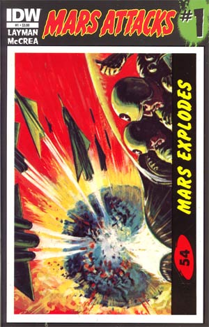 Mars Attacks Vol 3 #1 Cover Z-Z-B 1st Ptg Regular Card 54 Cover