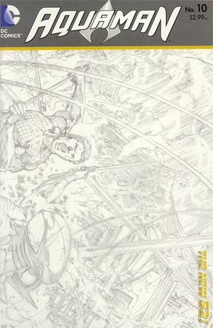 Aquaman Vol 5 #10 Incentive Ivan Reis Sketch Cover