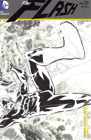 Flash Vol 4 #10 Cover B Incentive Francis Manapul Sketch Cover