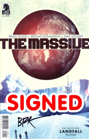 Massive #1 Regular Brian Wood Cover Signed By Brian Wood