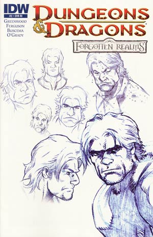 Dungeons & Dragons Forgotten Realms #2 Cover C Incentive Character Design Sketch Cover