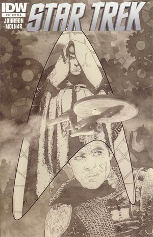 Star Trek (IDW) #10 Cover B Incentive Tim Bradstreet Sketch Cover
