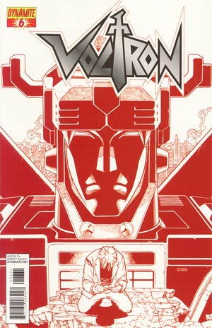 Voltron #6 Cover B Incentive Sean Chen Fiery Red Cover