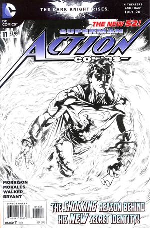 Action Comics Vol 2 #11 Cover E Incentive Rags Morales Sketch Cover
