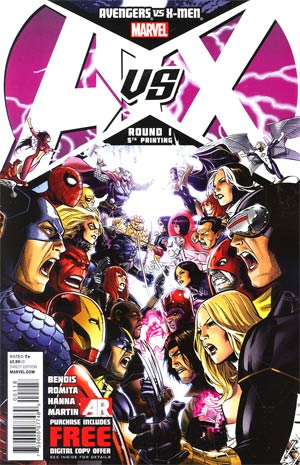 Avengers vs X-Men #1 Cover M 5th Ptg Jim Cheung Variant Cover