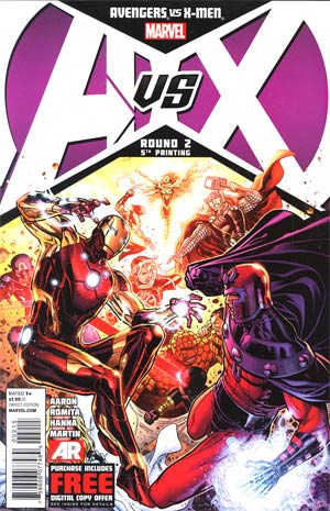 Avengers vs X-Men #2 Cover K 5th Ptg Jim Cheung Variant Cover