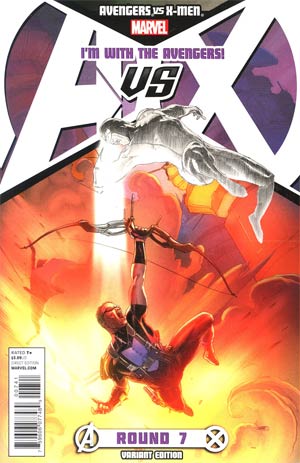 Avengers vs X-Men #7 Cover B Variant Team Avengers Cover