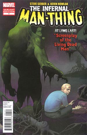 Infernal Man-Thing #1 Incentive Kevin Nowlan Variant Cover