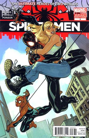 Spider-Men #3 Cover B Incentive Terry Dodson Variant Cover