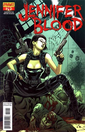 Garth Ennis Jennifer Blood #14 Incentive Leather & Lace Risque Variant Cover