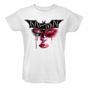 Batman The Dark Knight Rises Meow White Women T-Shirt Large