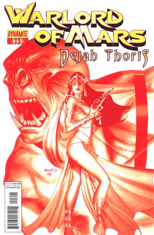 Warlord Of Mars Dejah Thoris #13 Incentive Paul Renaud Martian Red Cover