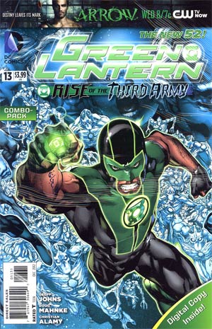 Green Lantern Vol 5 #13 Cover B Combo Pack With Polybag (Rise Of The Third Army Tie-In)