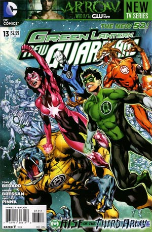 Green Lantern New Guardians #13 Cover A Regular Ivan Reis Cover (Rise Of The Third Army Tie-In)