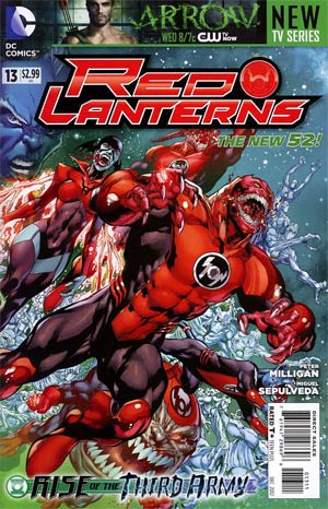 Red Lanterns #13 Cover A Regular Ivan Reis Cover (Rise Of The Third Army Tie-In)