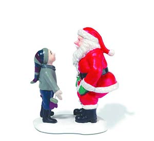 Christmas Story Village Figurine - Department Store Santa