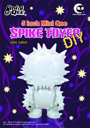 Spike Toyer DIY Mini Qee 5-Inch Vinyl Figure Black Version