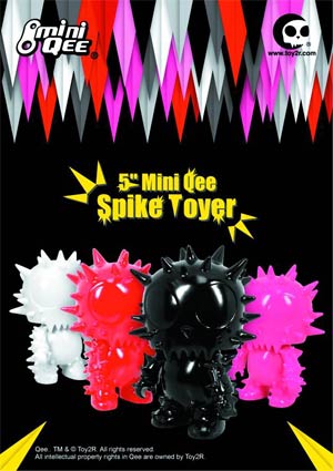 Spike Toyer DIY Mini Qee 5-Inch Vinyl Figure Hot Pink Version
