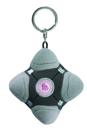 Portal Plush Keychain - Portal 2 Companion Cube